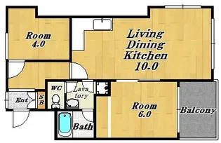 エクセルウィーン塚本【5階】の間取り