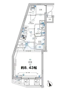 ディアレイシャス成増【2階】の間取り