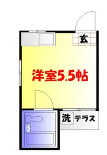 東京都杉並区高円寺南5【アパート】の間取り