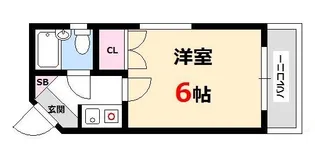 GRADO宇品uno【4階】の間取り