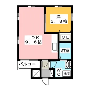 Cherim日比野【1階】の間取り
