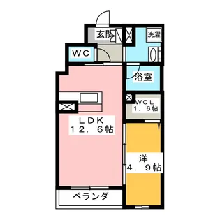グランドシャーメゾン松坂【2階】の間取り