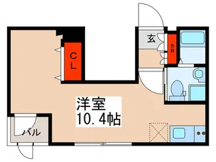 ペルシカ中野【2階】の間取り