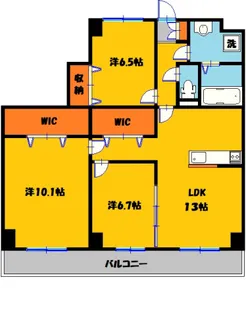 RefugeF(リフュージュ エフ)【5階】の間取り