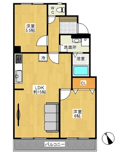 ミューズビンテージ【2階】の間取り