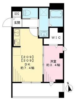 スマート・グラン 荻窪【3階】の間取り