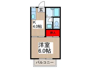 グランデュールあかはね【1階】の間取り