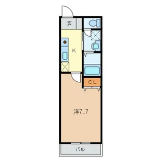 リリー松原【2階】の間取り