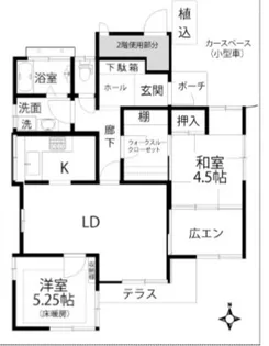 志村ハイツ【1階】の間取り