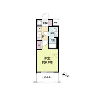 セレニテ神戸ミラクノール【2階】の間取り