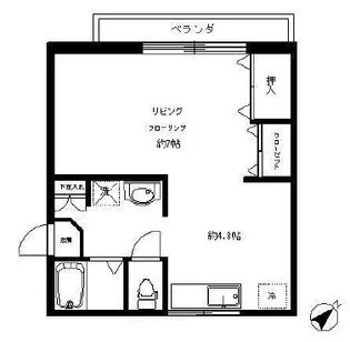 CASASOLAR【4階】の間取り