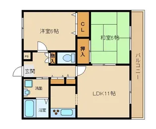 アスガルド【2階】の間取り
