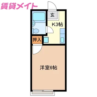 エポックエゲ3【1階】の間取り