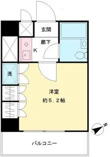 アーバンタカノ京王多摩川【2階】の間取り
