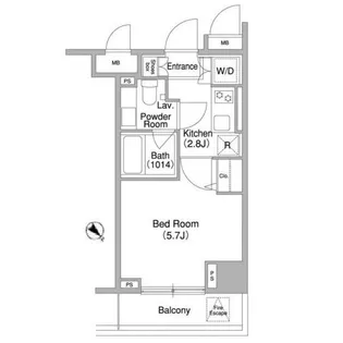コンフォリア両国DEUX【2階】の間取り