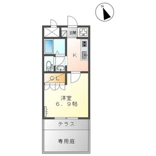 エクセルハイツ【1階】の間取り