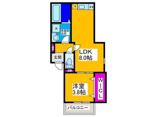Garden Square Izumisano【2階】の間取り
