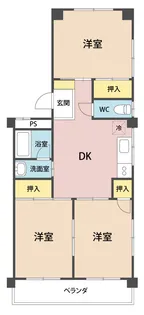 ユナイッテド碩田【2階】の間取り