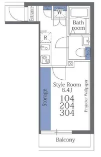 ユノ西船橋【3階】の間取り