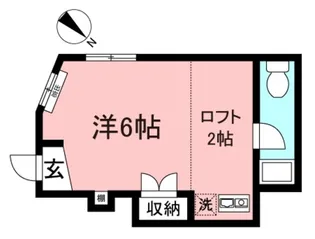 クレセントハイツA号館【1階】の間取り