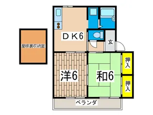 メゾン槙【2階】の間取り