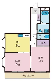 ボナカーサ【2階】の間取り
