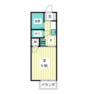 サンフォレスト【2階】の間取り