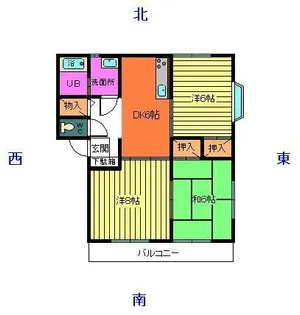 ドリームハウス【2階】の間取り