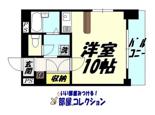 ブランシュ砂津【6階】の間取り