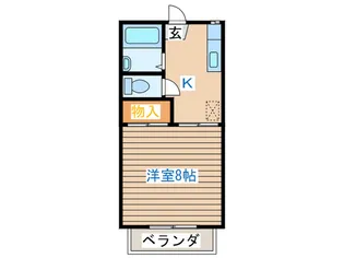 フォーブルパル【2階】の間取り