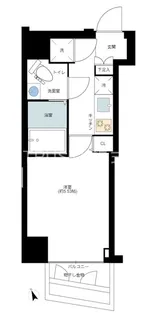 エクセリア門前仲町【1階】の間取り