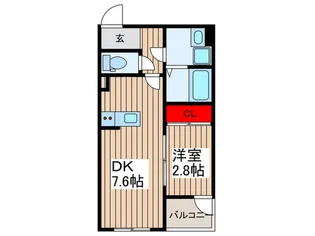 中央六丁目新築工事【2階】の間取り