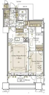 三田ガーデンヒルズ ウエストヒル【6階】の間取り