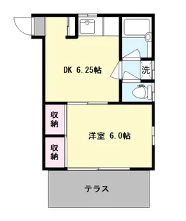幸永コーポ【1階】の間取り