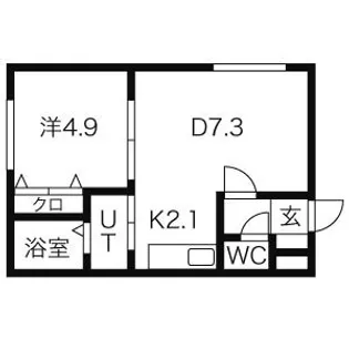アニバーサリー16【3階】の間取り