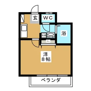 プリンセス【2階】の間取り