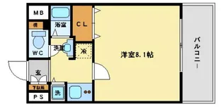 エスライズ中之島WEST【10階】の間取り