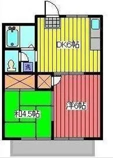 ヨシノハイツ【2階】の間取り