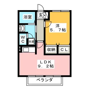 スミカ A【2階】の間取り
