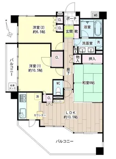 パークフロンテージ港南台【4階】の間取り