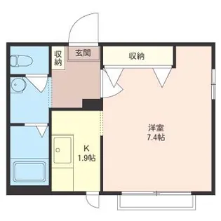 チェリーハウス【2階】の間取り