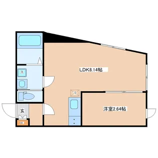 メゾン・ド・ラヴィエンヌ【1階】の間取り