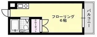 コーポアルベール【1階】の間取り
