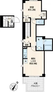 La Paix Skytree ラペスカイツリー【6階】の間取り