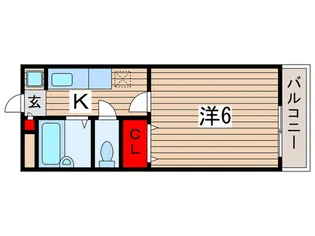 サンベルテ黒砂台【2階】の間取り