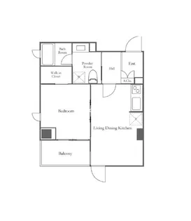 プレミアステージ芝公園【9階】の間取り