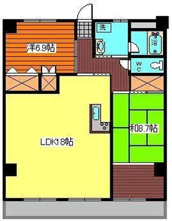 グランフォート南通I【3階】の間取り