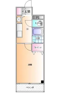 ビューパルク馬見ヶ崎【3階】の間取り