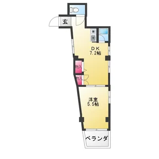 クレスト白壁【2階】の間取り