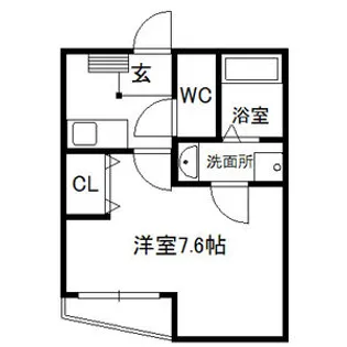 リブレア日赤東A棟【2階】の間取り